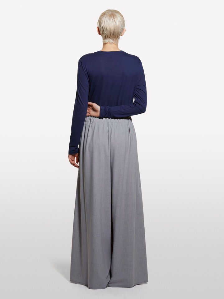 Blue long sleeve t-shirt - women's long sleeve t-shirts - Dark Blue | Sisley image number 2